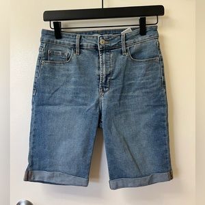 High Rise Bermuda Shorts